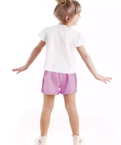 ست شلوارک تیشرت خرگوش دخترانه برند Denokids کد 1753823533