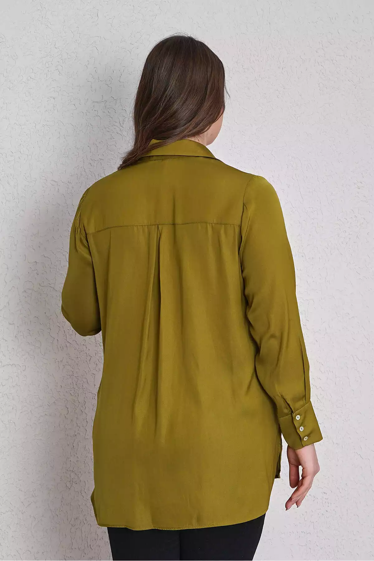 پیراهن ساتن ساده برند Büyük Moda کد 1753846866