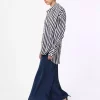دامن ساتن سرمه ای رفکا برند Refka کد 1753361703
