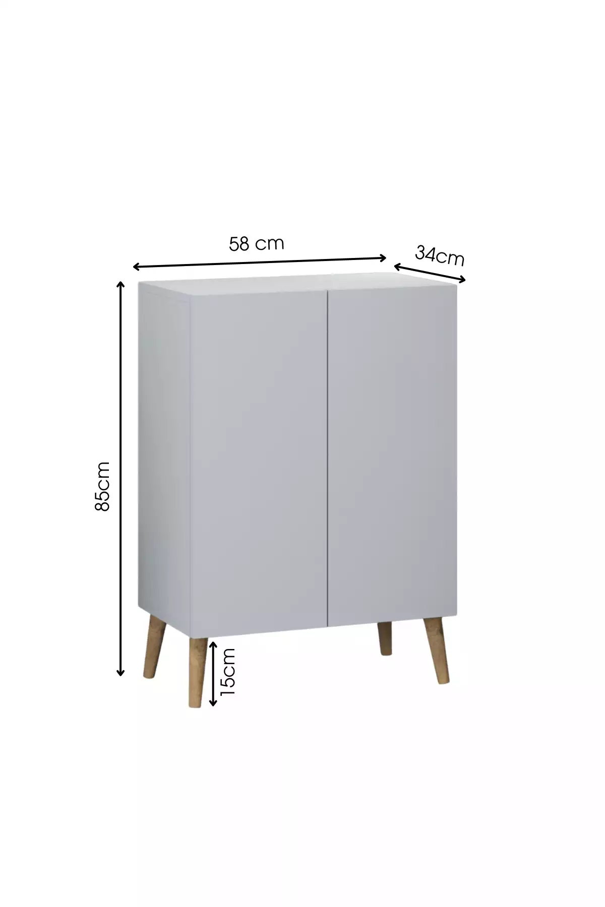 جا کفشی سفید برند Monte Sehpa کد 1753764673