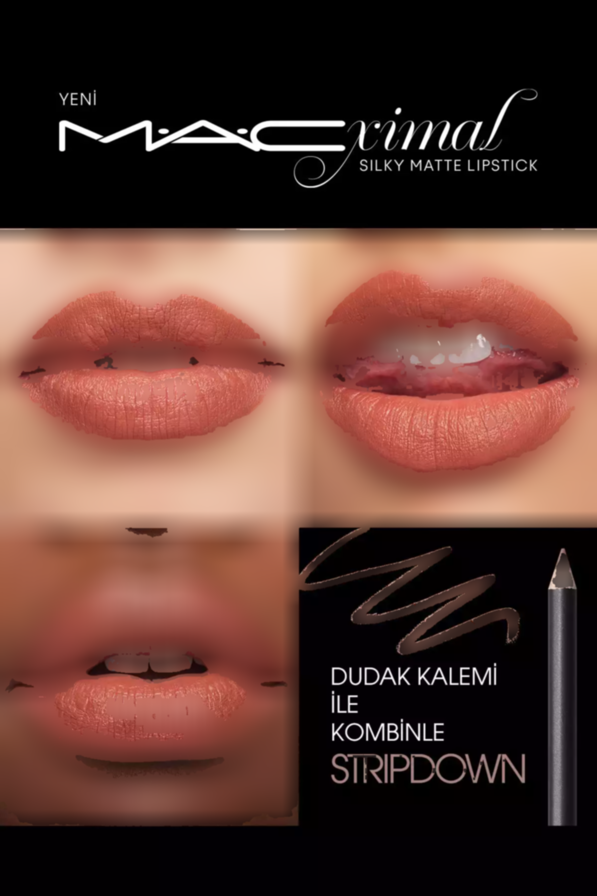 رژ لب رنگ خاکستری مایل به قهوه ای مات حداکثر برند Mac کد 1753746074