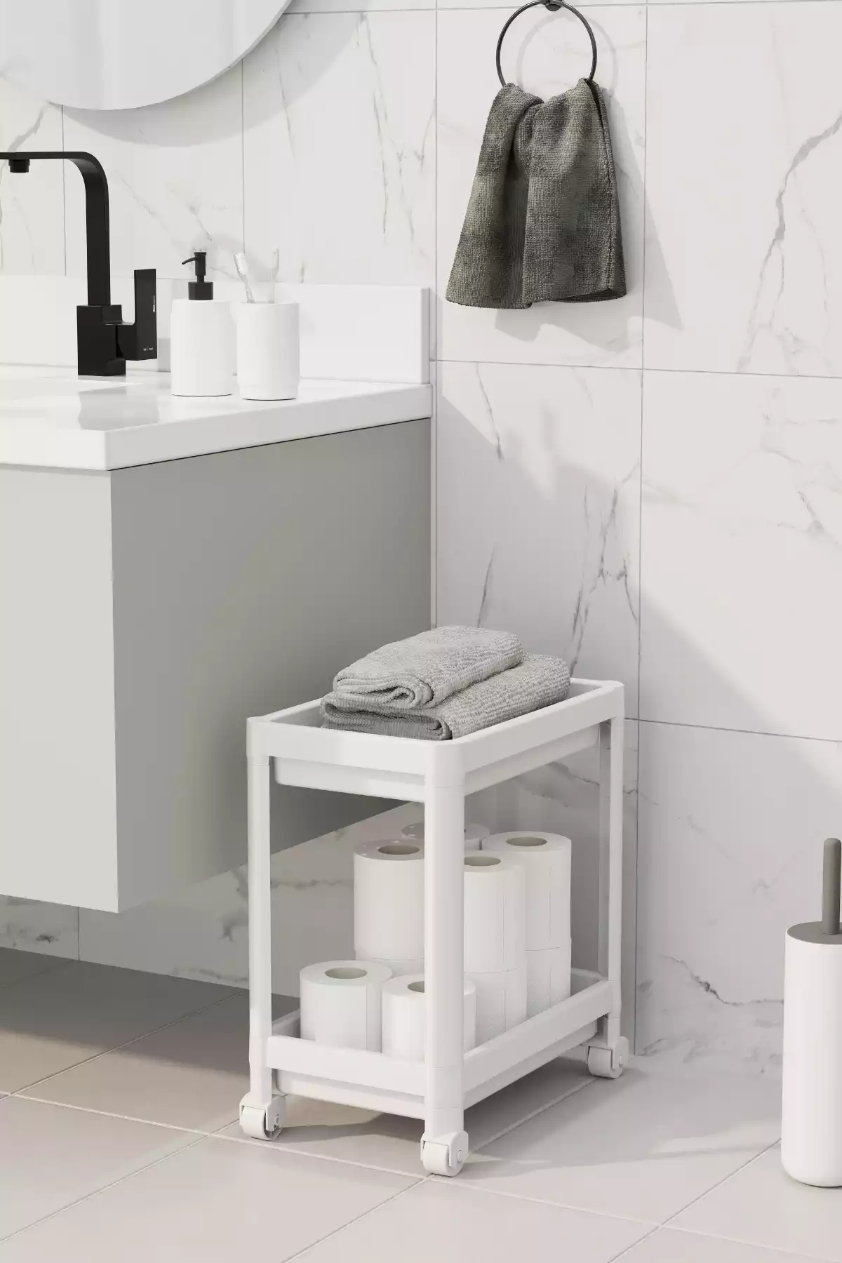 قفسه چرخ دار ست پیشخوان برند Nandy Home کد 1753575074