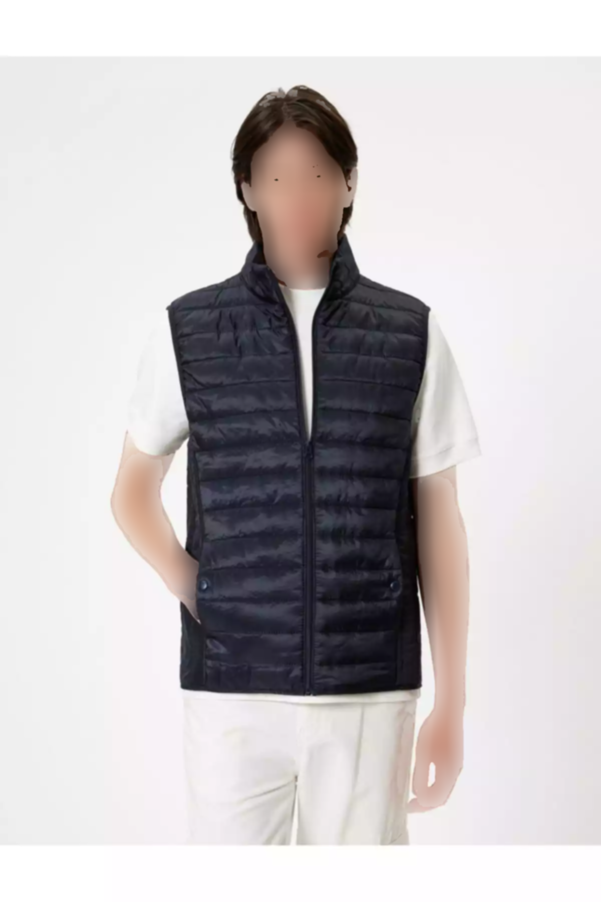 جلیقه اسلیم فیت طرحدار جیبدار یقه ایستاده پفدار برند Koton کد 1753301724