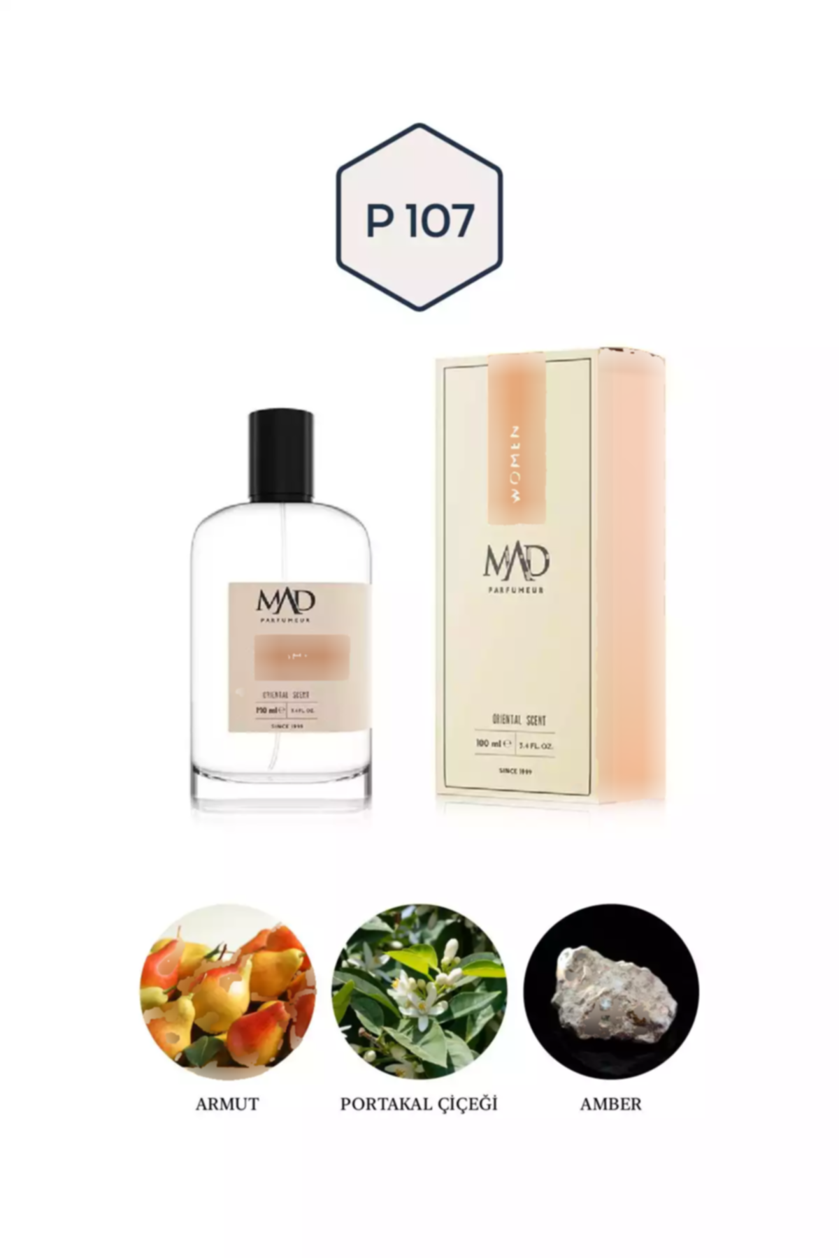 ادکلن 100میلی لیتر انتخابی برند Mad Parfüm کد 1753373468