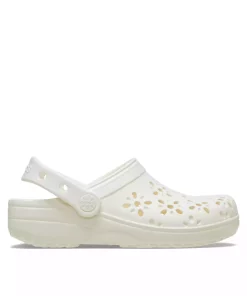 دمپایی کلاسیک گلدار زنانه برند Crocs کد 1753472470