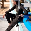 مایو اسلامی پوشیده کامل ساده مشکی برند Marina کد 1753523111