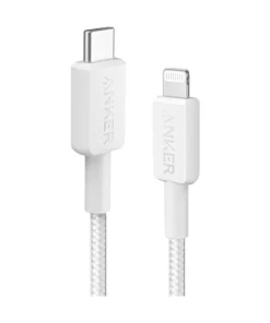 apple 322usb-c سفید SARJ/داده ها mfi برند Anker کد 1753782788