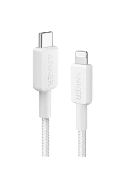 apple 322usb-c سفید SARJ/داده ها mfi برند Anker کد 1753782788