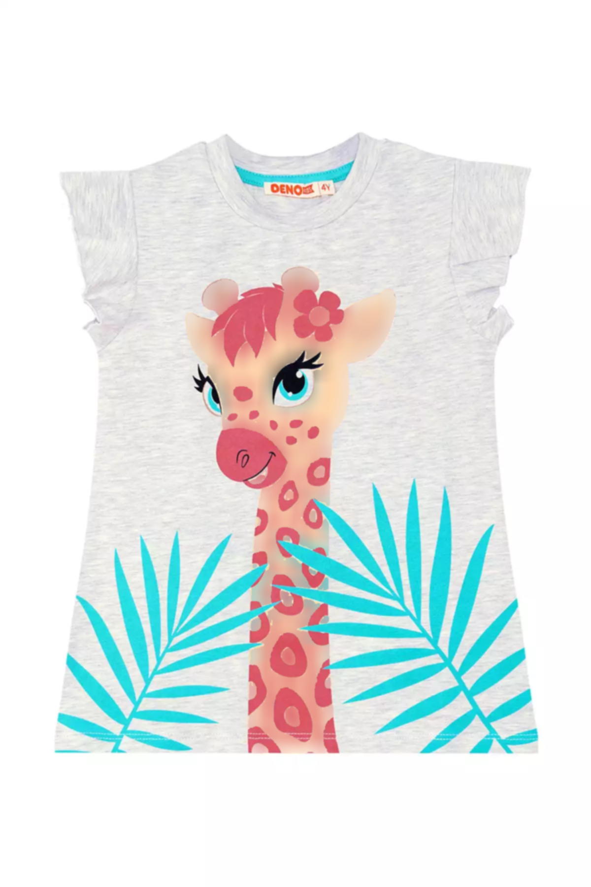 ست تایت تیشرت تابستانی چیندار دخترانه برند Denokids کد 1753823525