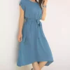 پیراهن کمر کشی گرهدار زنانه برند armonika کد 1753590069