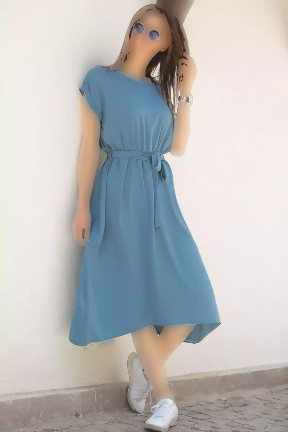 پیراهن کمر کشی گرهدار زنانه برند armonika کد 1753590069