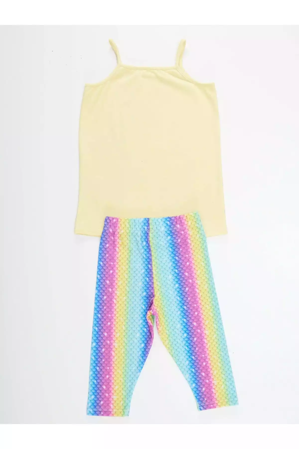 ست تایت تونیک آبی دخترانه گربه برند Denokids کد 1753832474