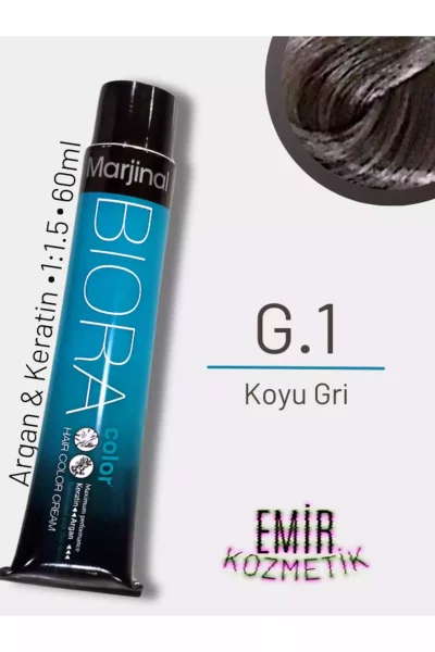 رنگ مو طوسی تیره بیور برند Marjinal کد 1753687326