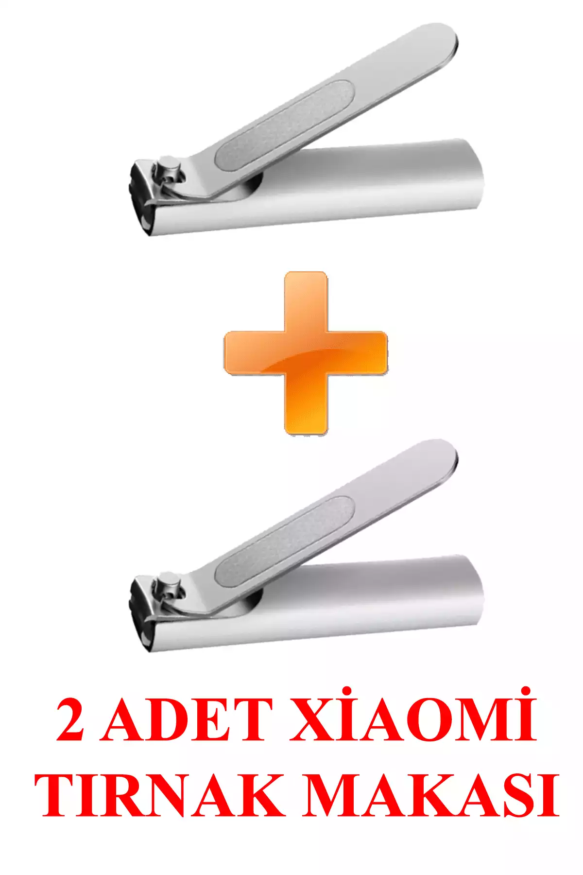 قیچی ناخن فولادی ضد زنگ 2عدد طاق برند Xiaomi کد 1753786386