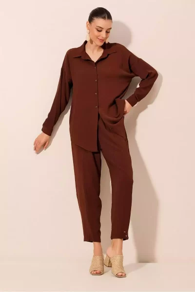 ست دوتایی 6593گشاد قهوه‎ای برند Bigdart کد 1753608069