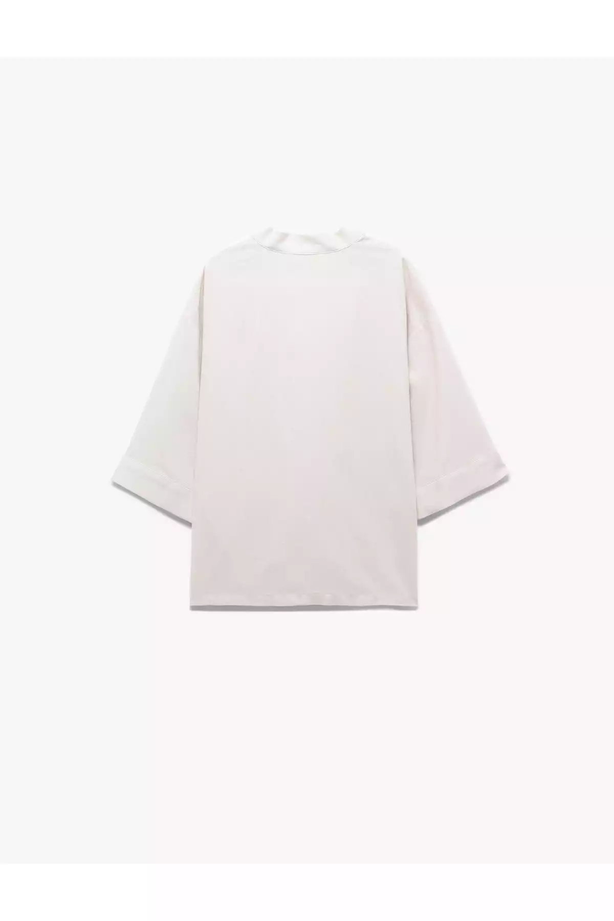 کیمونو جیب دار کتان نیم آستین گشاد برند Koton کد 1752763330