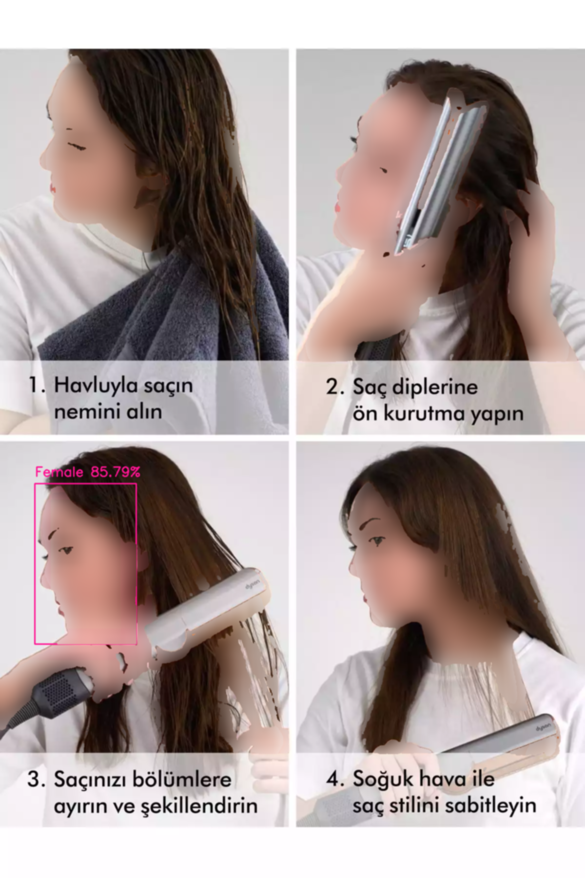 صاف کننده سر/مو (سرامیک airstrait™ برند DYSON کد 1753496530