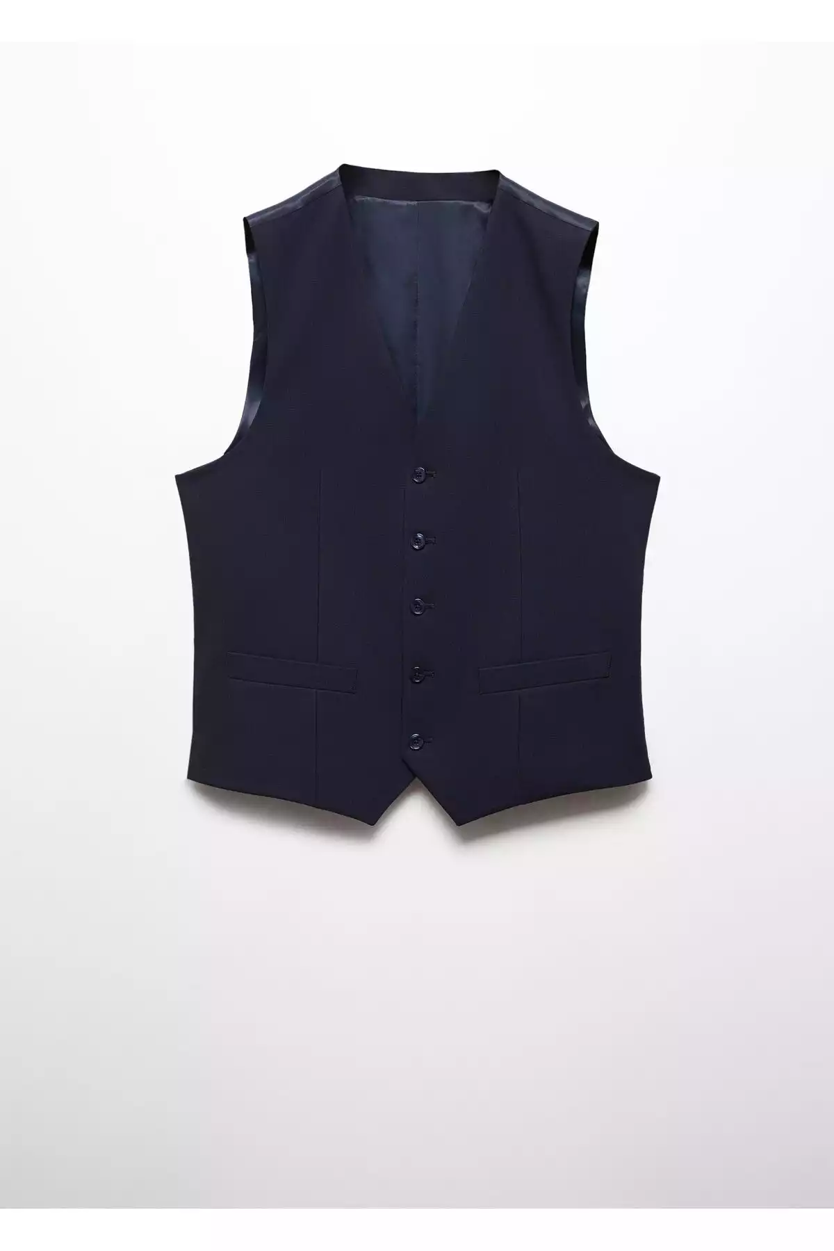 جلیقه سرمه ای مردانه برند MANGO کد 1753270934