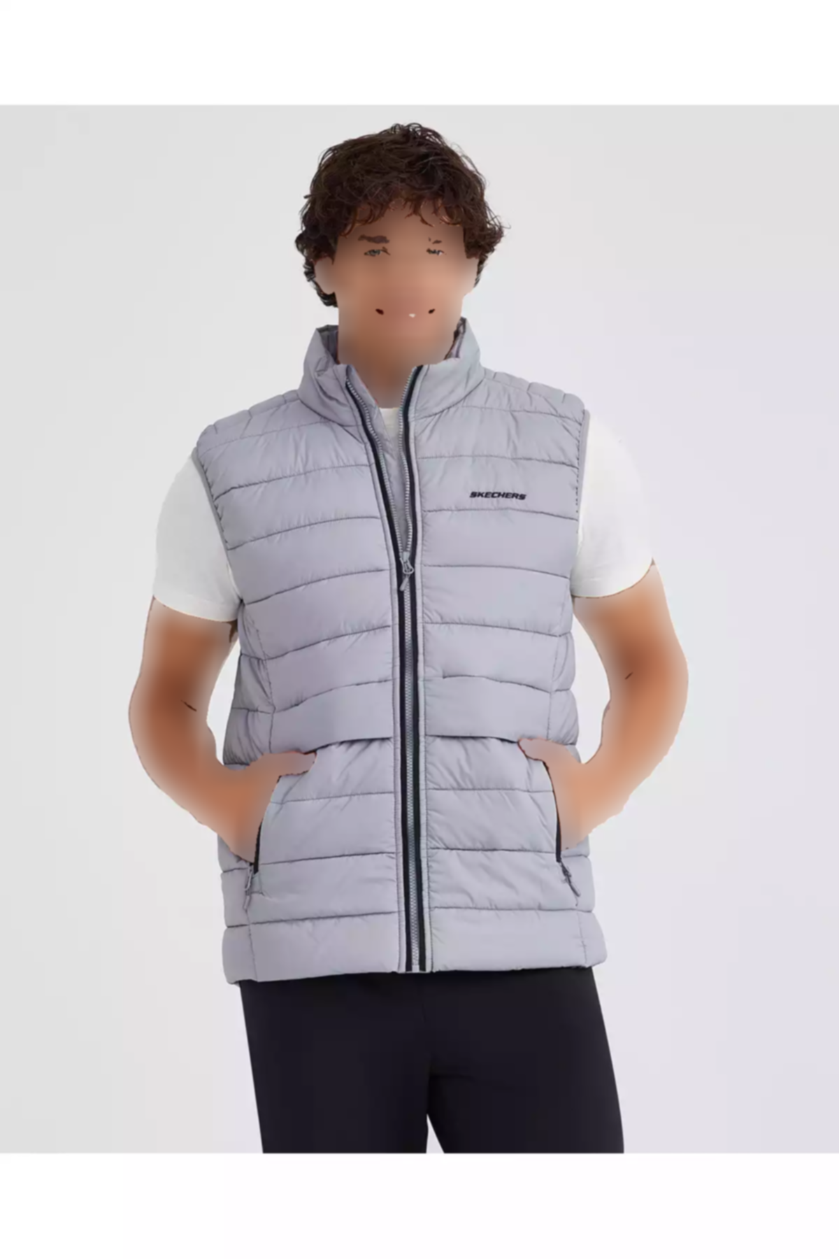 جلیقه طوسی مردانه m برند Skechers کد 1753270929