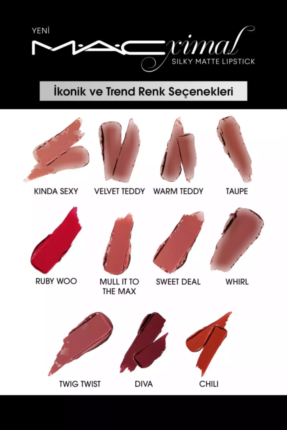 رژ لب رنگ خاکستری مایل به قهوه ای مات حداکثر برند Mac کد 1753746074