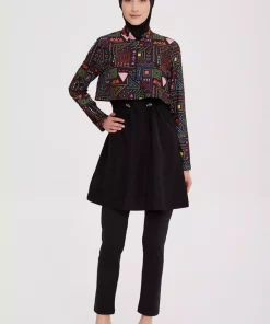 مایو اسلامی پوشیده کامل جانان درب‎دار جلو برند Remsa Mayo کد 1753755131