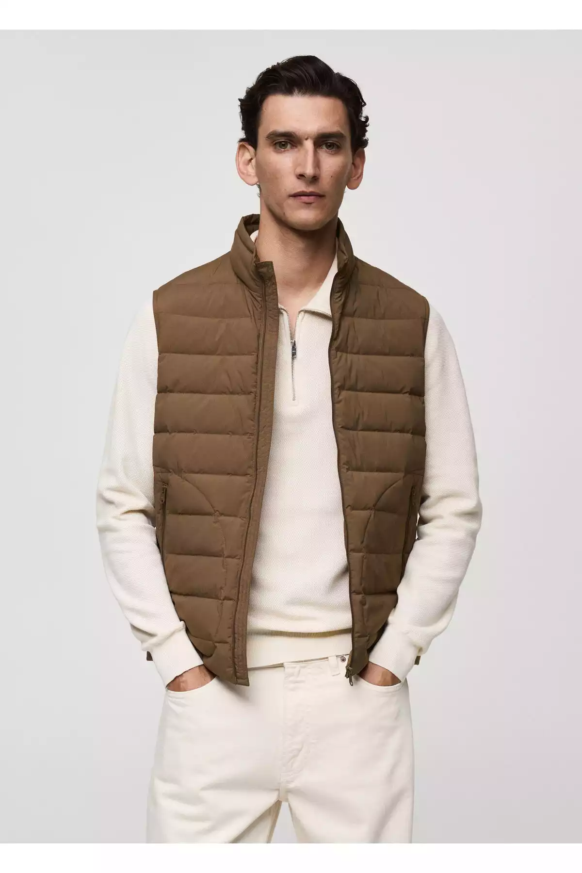 جلیقه توتونی مردانه برند MANGO کد 1753270985