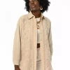 پیراهن برش گشاد کار شده گلدوزی جلو زنانه برند Orfeo Negro کد 1753425186