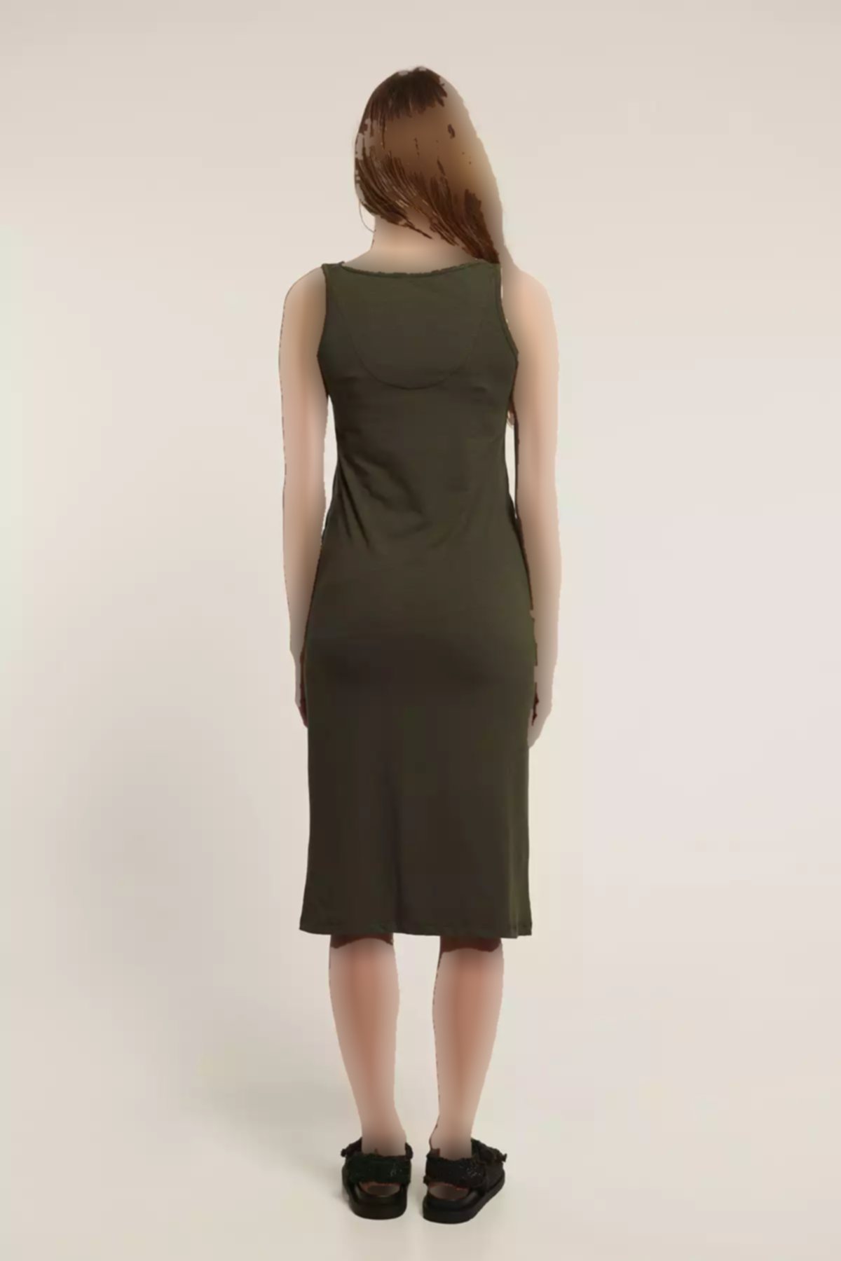 پیراهن مدادی آستین کوتاه یشمی بارداری علّی برند Lyn Mama کد 1753854131