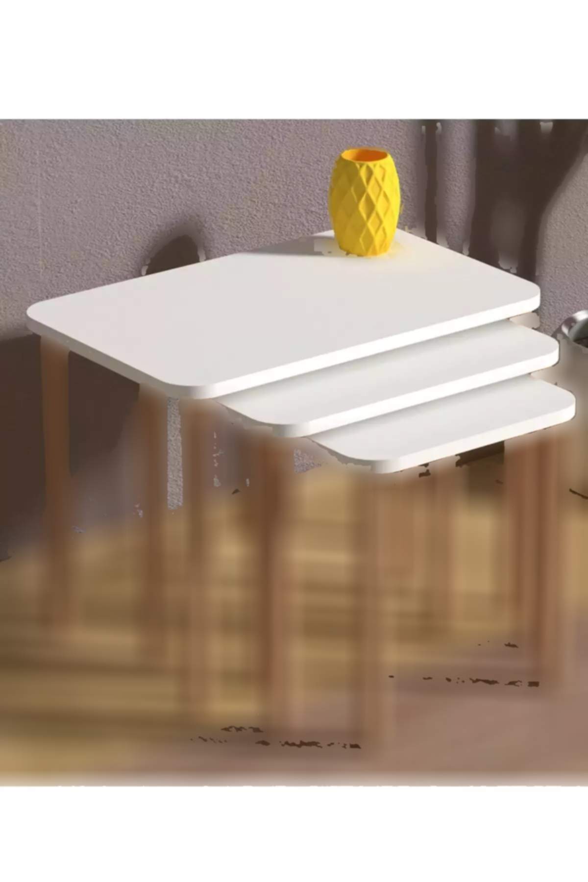 میز قهوه سفید برند Monte Sehpa کد 1753764675