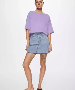 گشاد پنبه ای تیشرت برند MANGO کد 1751399471