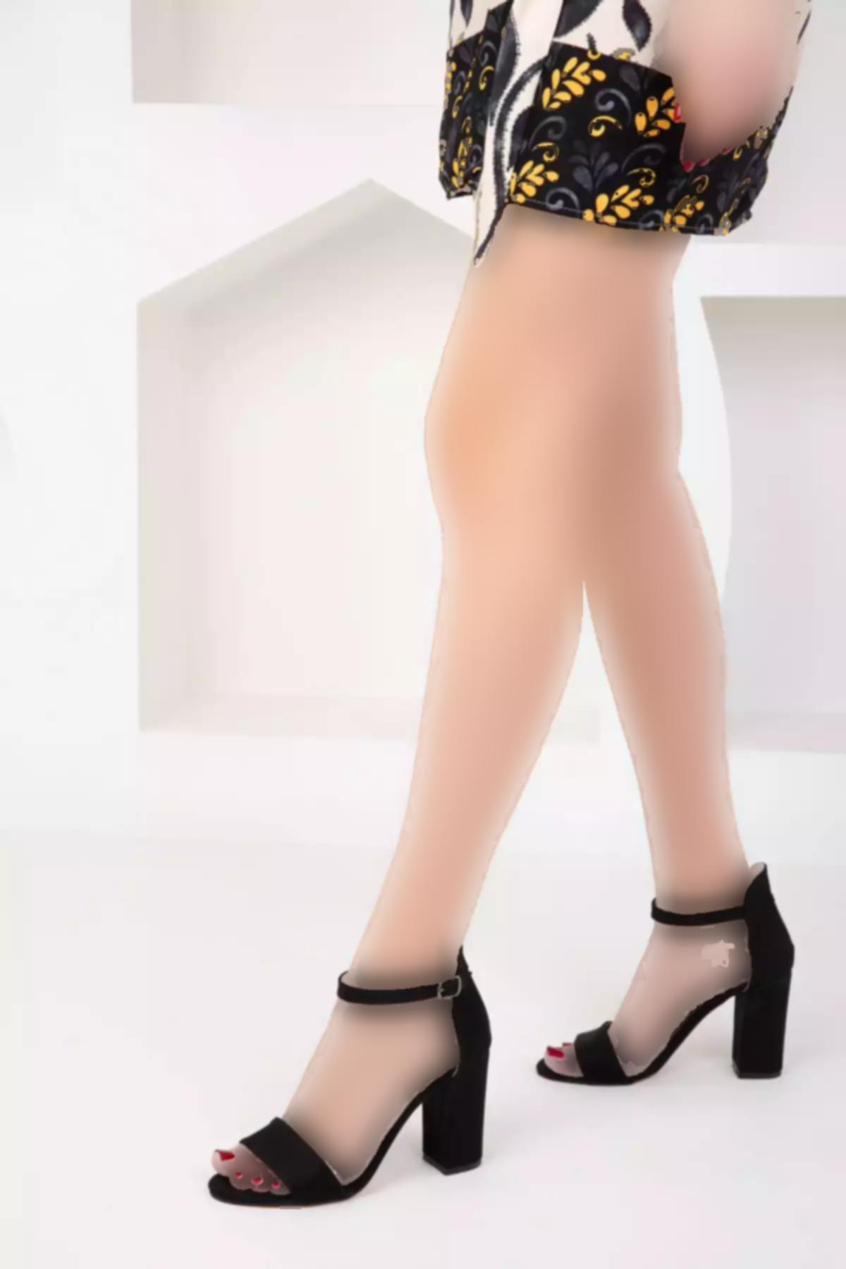 کفش پاشنه بلند جیر زنانه مشکی برند SOHO کد 1753866068