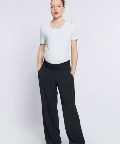 شلوار بارداری مشکی کلاغ سیاه برند Lyn Mama کد 1753850467