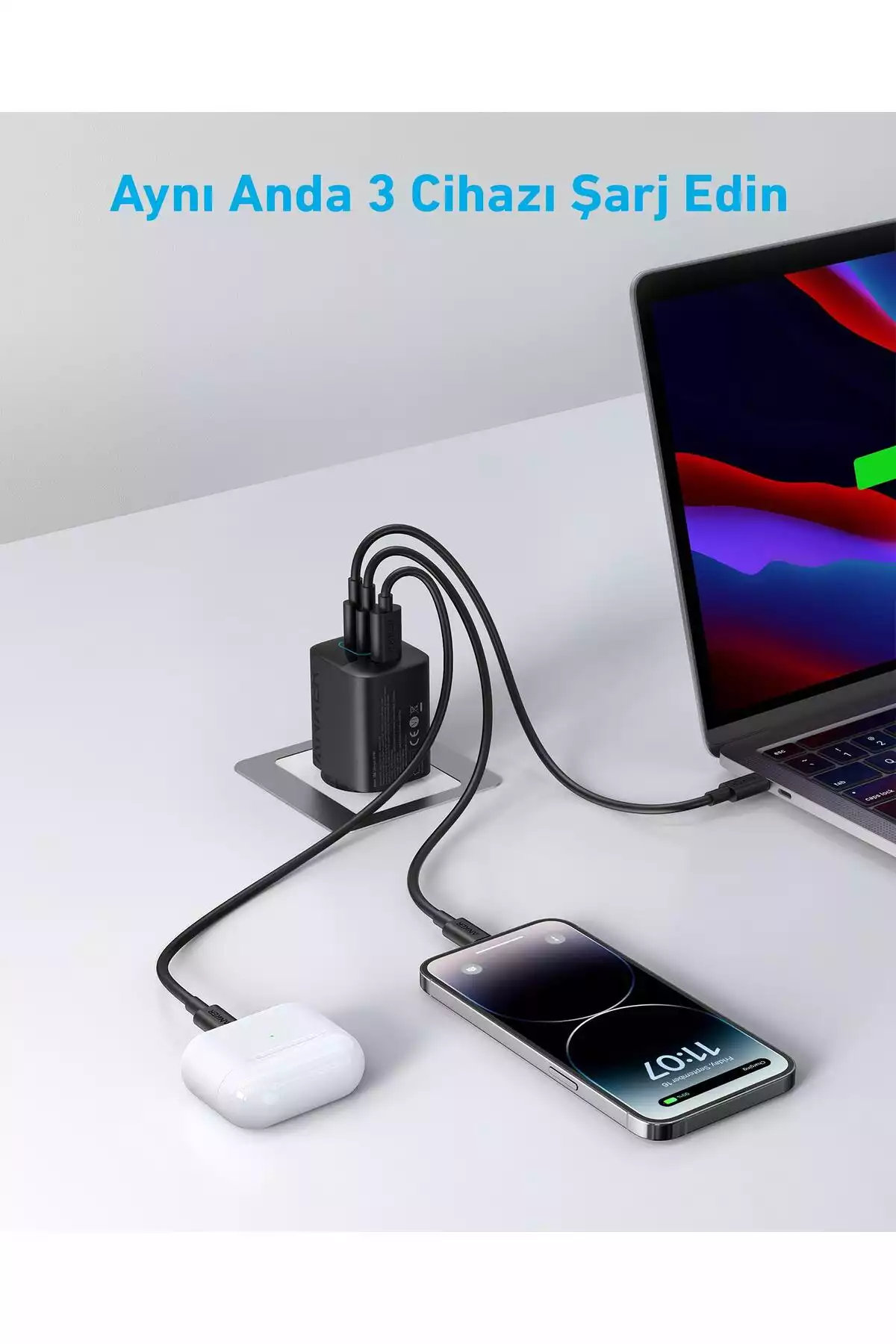 دستگاه 30 336شارژ مشکی برند Anker کد 1753786273