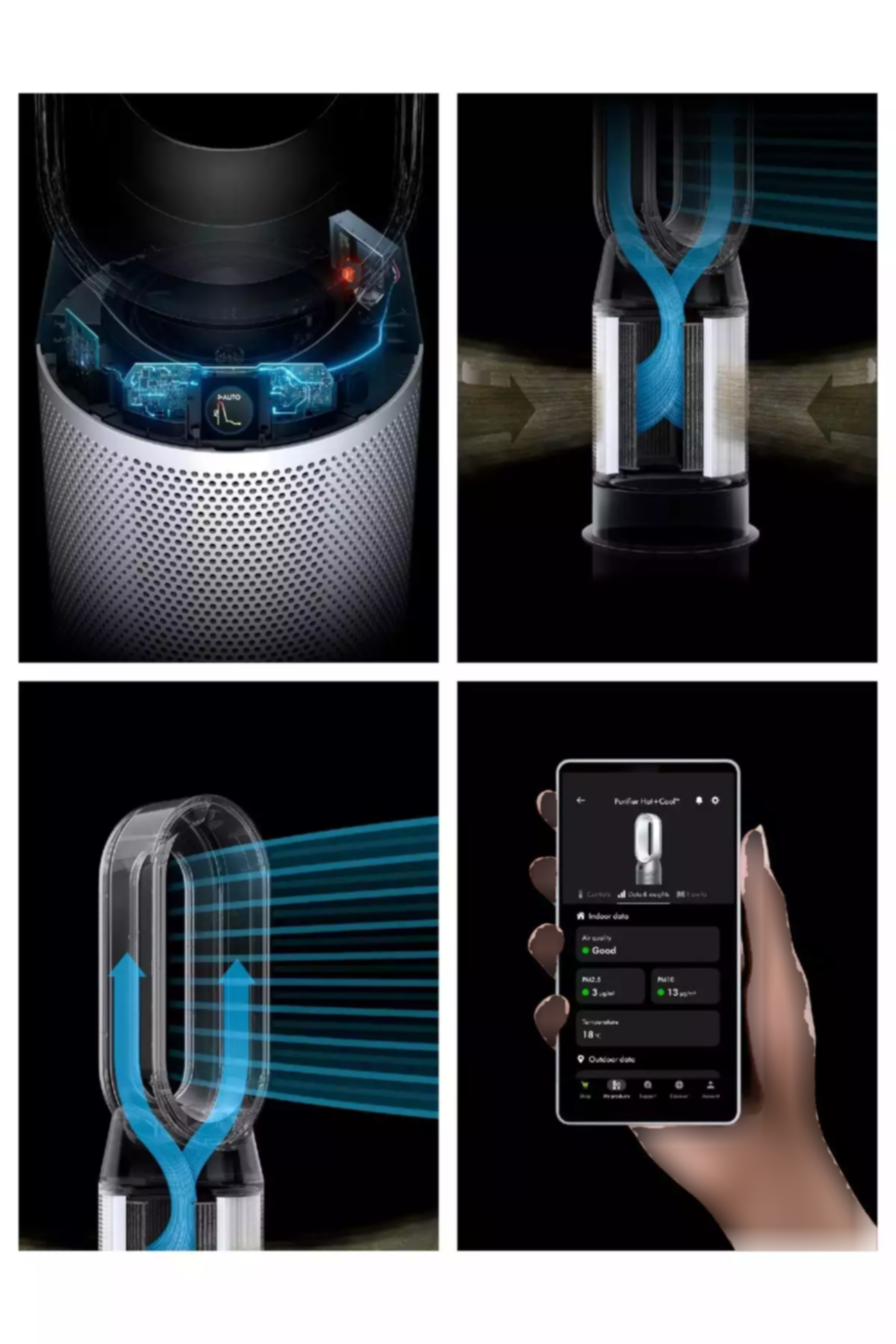 پاک کننده هوا cool داغ برند DYSON کد 1753496524