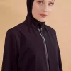 مایو اسلامی پوشیده کامل ساده مشکی برند Marina کد 1753523111