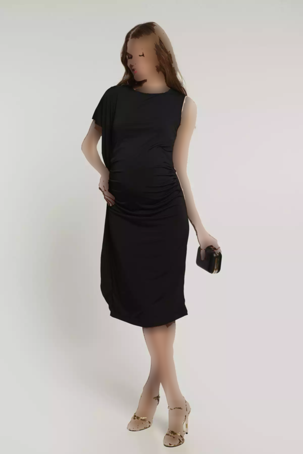 پیراهن بارداری مشکی برند Lyn Mama کد 1753846933