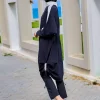 مایو اسلامی پوشیده کامل مخفی زیپدار مشکی برند Marina کد 1753525929