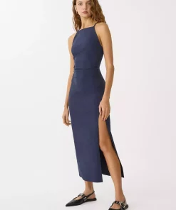 پیراهن یقه برند Stradivarius کد 1753357286