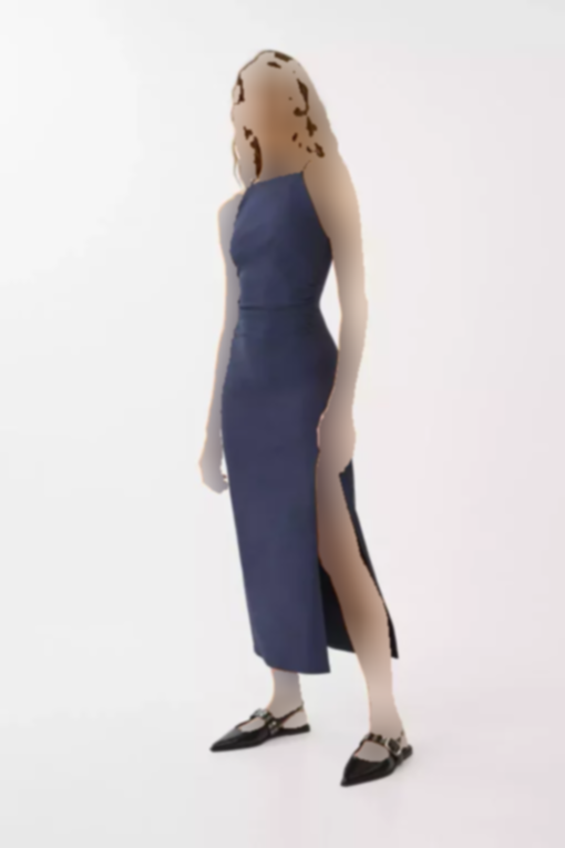پیراهن یقه برند Stradivarius کد 1753357286
