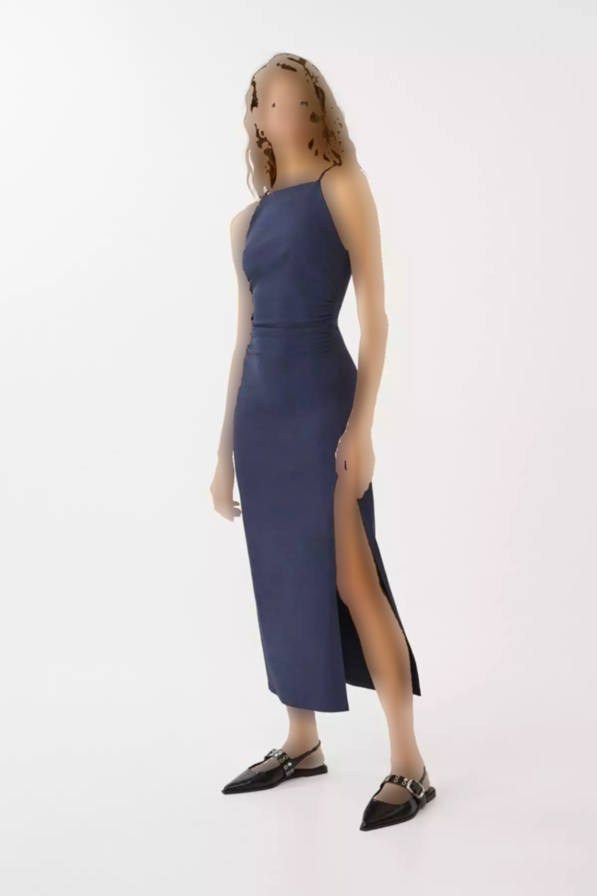 پیراهن یقه برند Stradivarius کد 1753357286