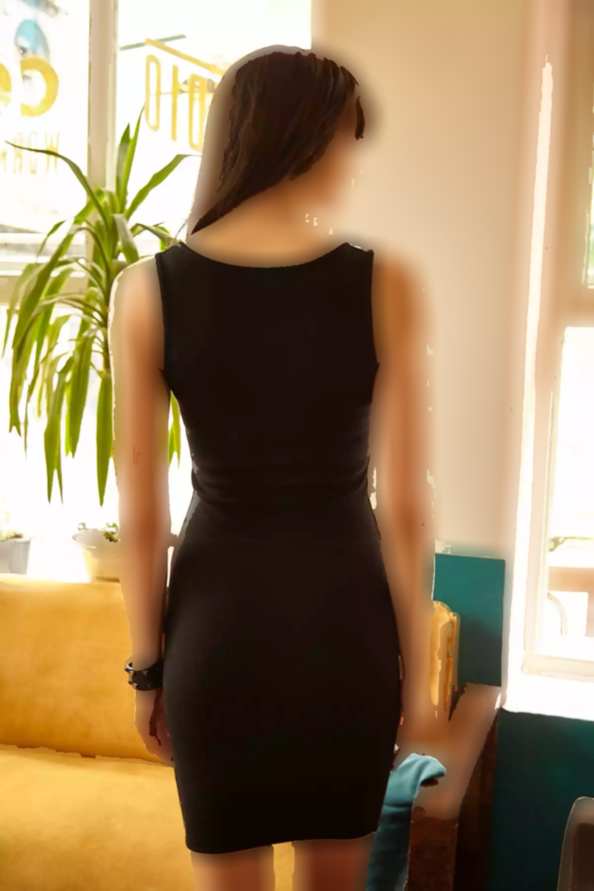 پیراهن زیپدار مشکی زنانه برند Olalook کد 1753665734