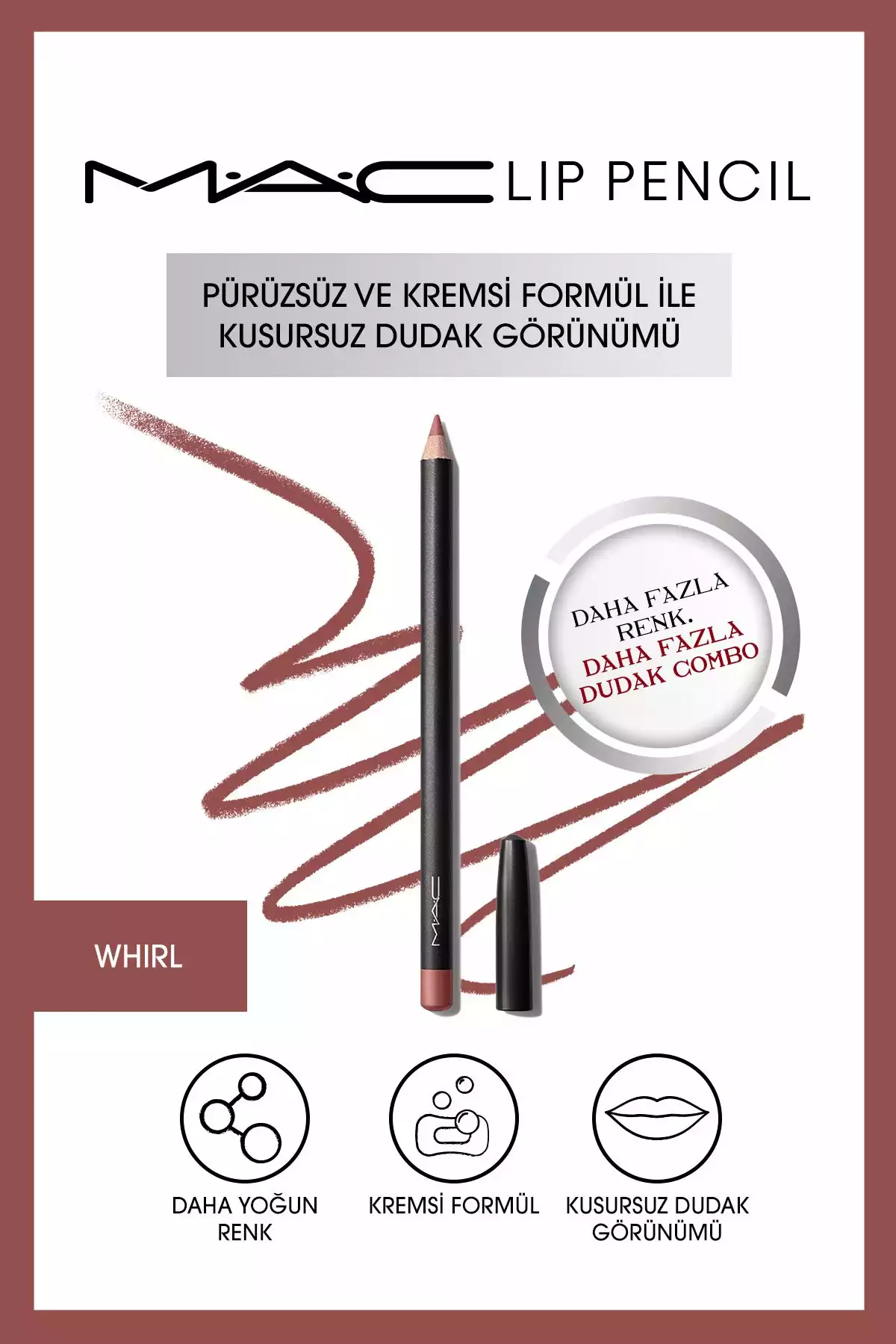 خط لب 1.45گرم ماندگار برند Mac کد 1753742530