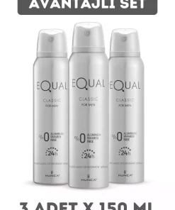 دئودورانت کلاسیک 3عدد 150میلی لیتر x مردانه برند Equal کد 1753400468