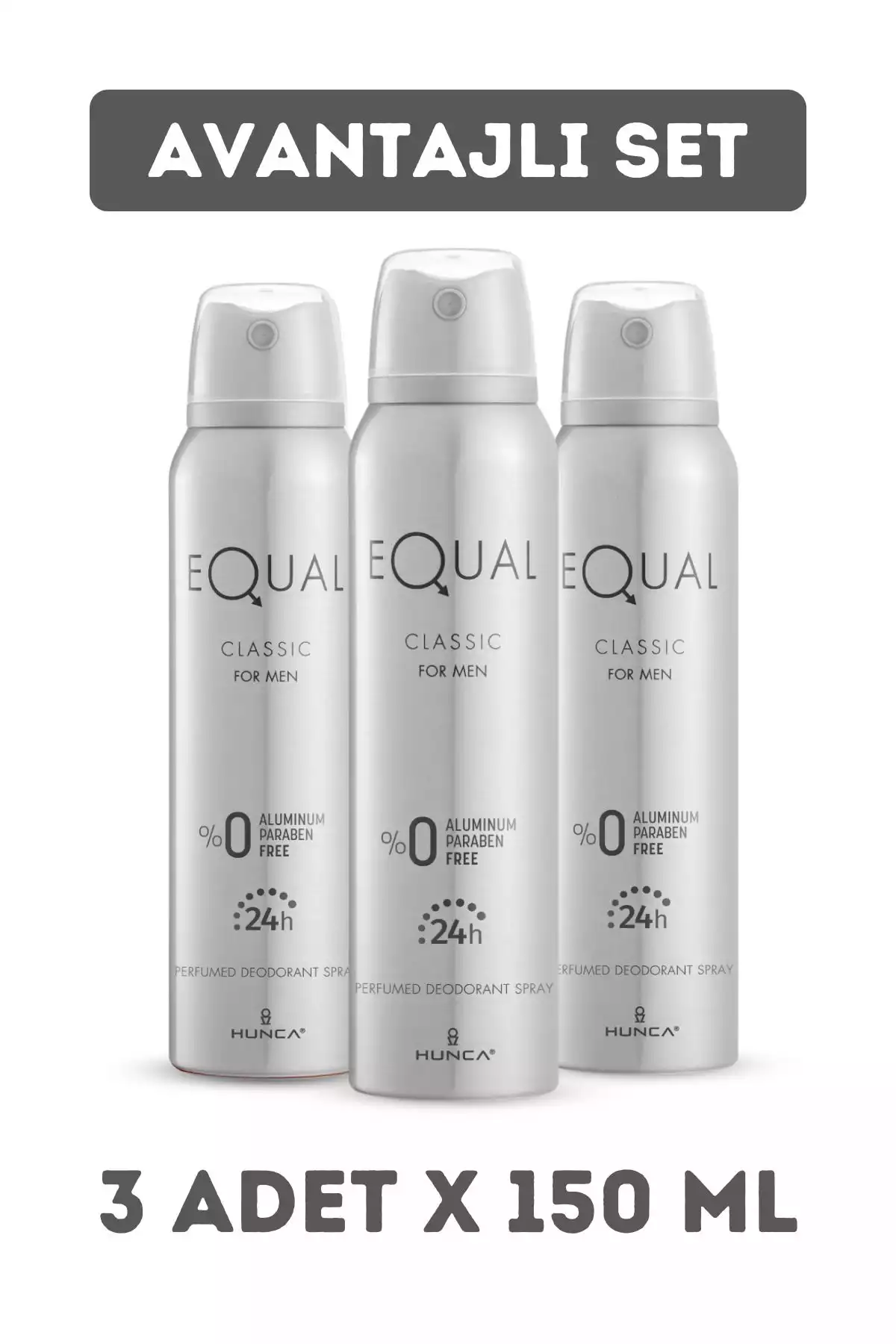 دئودورانت کلاسیک 3عدد 150میلی لیتر x مردانه برند Equal کد 1753400468