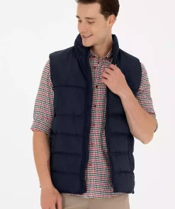 جلیقه سرمه ای مردانه برند U.S. Polo Assn. کد 1753305791