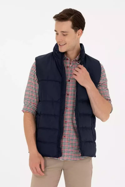 جلیقه سرمه ای مردانه برند U.S. Polo Assn. کد 1753305791