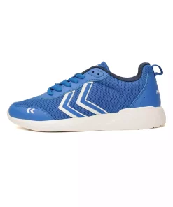 کفش اسپرت اسنیکر آبی & زری برند hummel کد 1753405931
