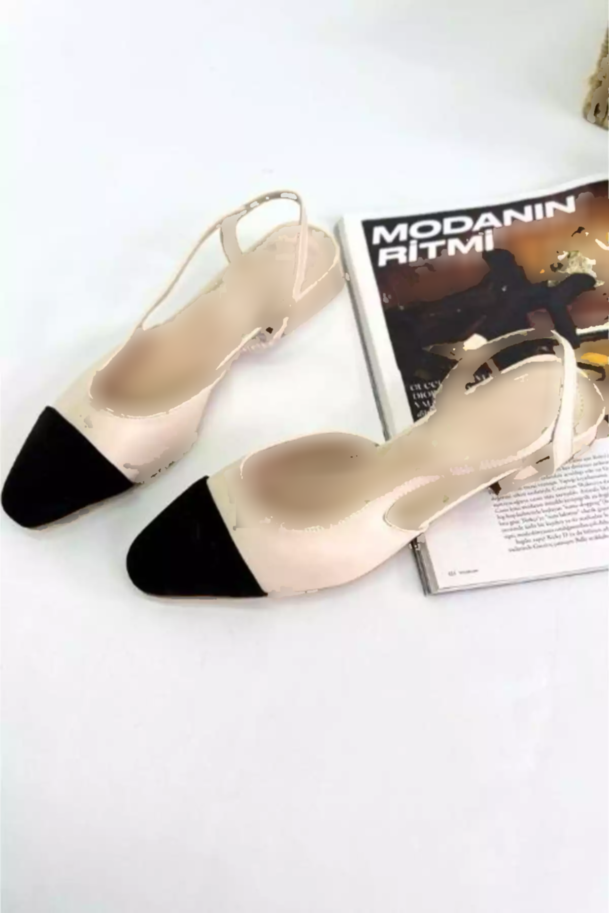 کفش ساده پاشنه کرمی برند inizio کد 1753713668