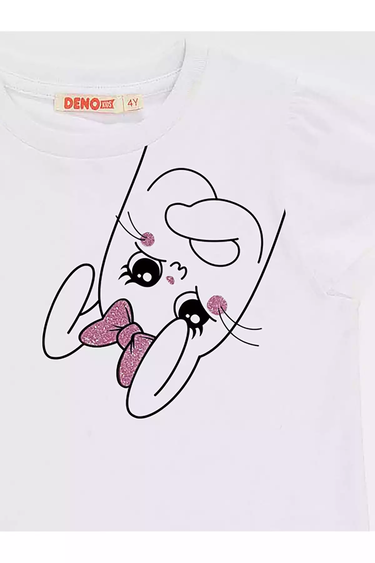 ست شلوارک تیشرت خرگوش دخترانه برند Denokids کد 1753823533