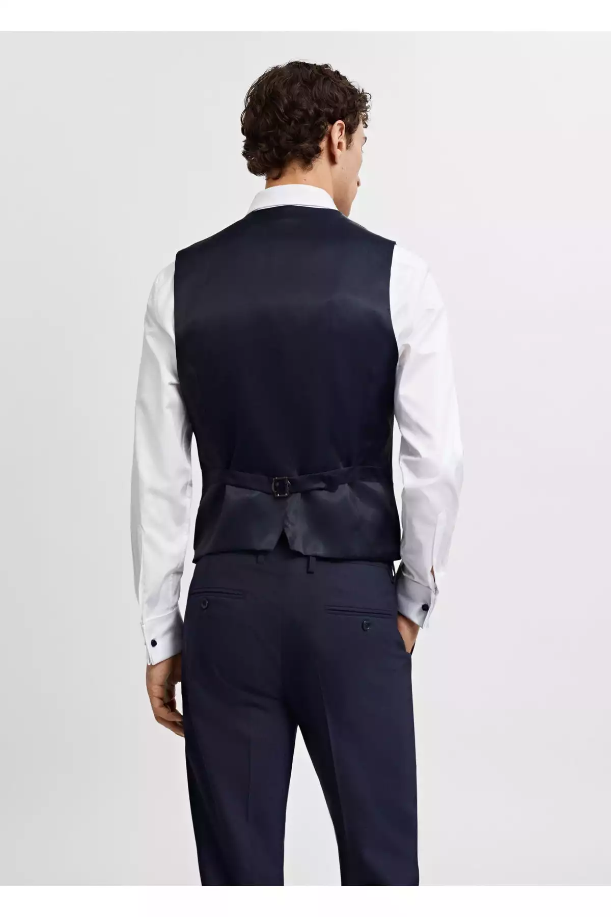 جلیقه سرمه ای مردانه برند MANGO کد 1753270934